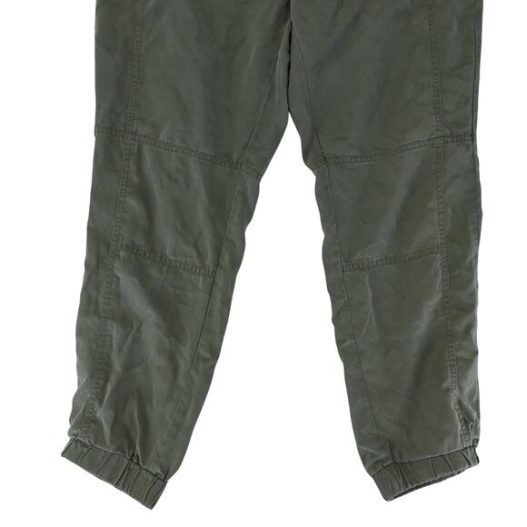 Banana Republic Tencel Utility Jogger Pant Military Green 425647 Women's Medium - Picture 4 of 9